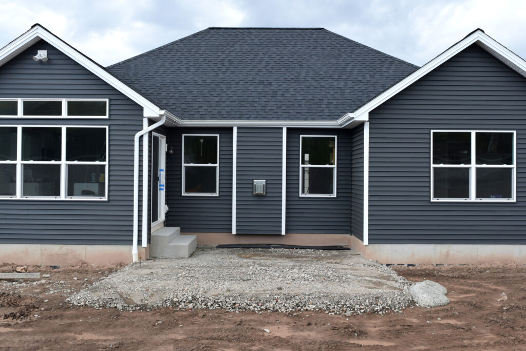 New Home House Construction Concrete Cement Foundation Patio Builders Smooth